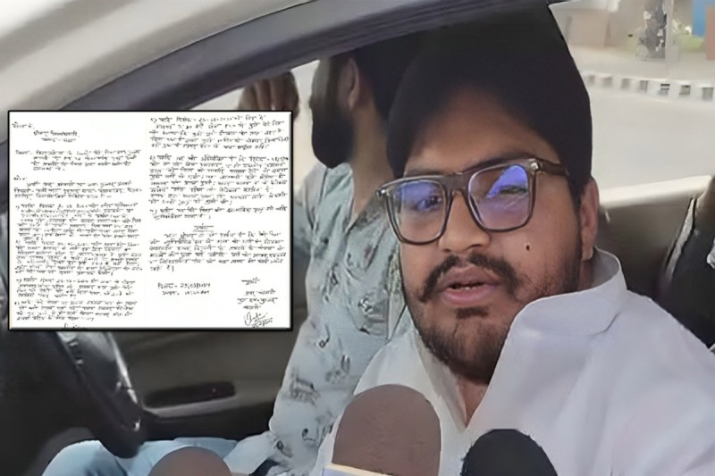 Umar Ansari, son of Mukhtar Ansari, who has been continuously raising questions since his father's death