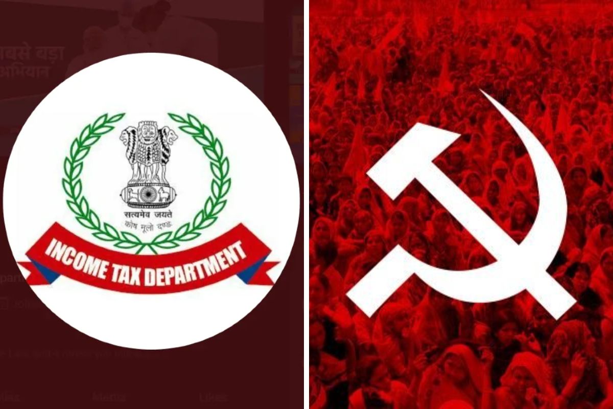 Communist Party of India received notice from Income Tax Department