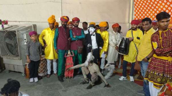 Audition of street theater artists regarding Lok Sabha elections