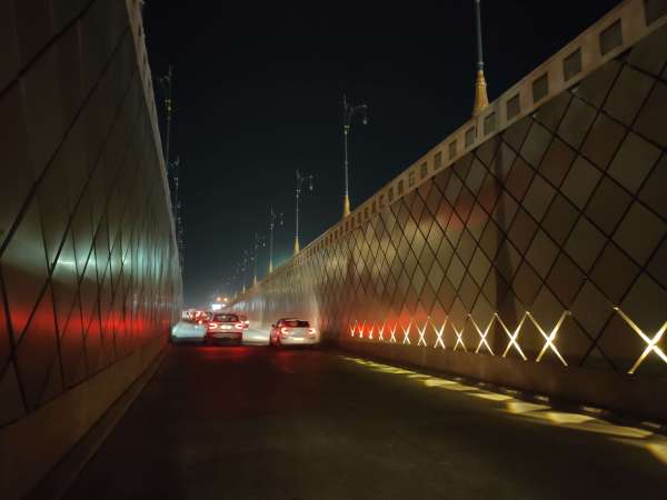 Lakshmi Mandir Tirahe Underpass becomes dark