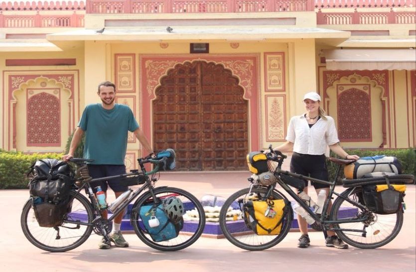 साइकिल से की 11000 किलोमीटर की यात्रा, जर्मनी पहुंच करेंगे विवाह, पहनेंगे जयपुरी ज्वैलरी