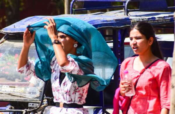 The heat started troubling during the day