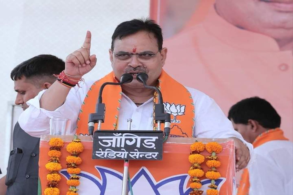 देश को गंजा करने वाला पंजा नहीं,हनुमानजी की मुष्ठिका दिखाओ: सीएम भजन लाल
