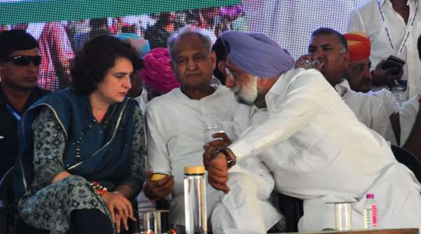 Congress's first big rally in Jaipur during Lok Sabha election campaig