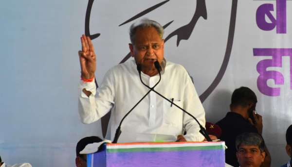 Congress's first big rally in Jaipur during Lok Sabha election campaig