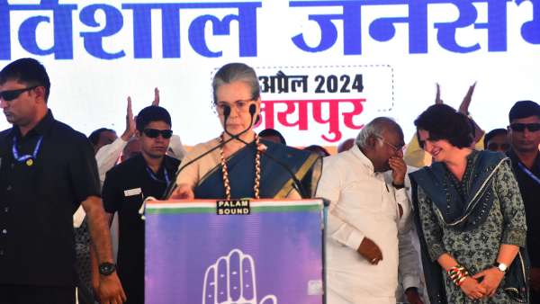 Congress's first big rally in Jaipur during Lok Sabha election campaig