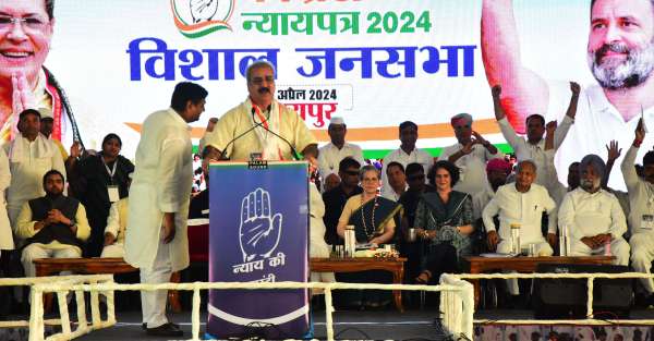 Congress's first big rally in Jaipur during Lok Sabha election campaig