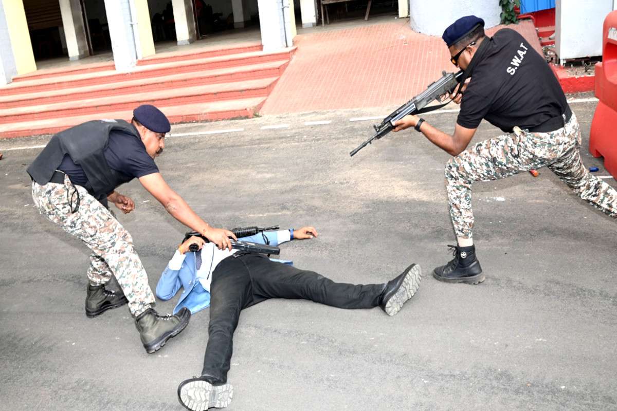 mock drill in jabalpur highcourt