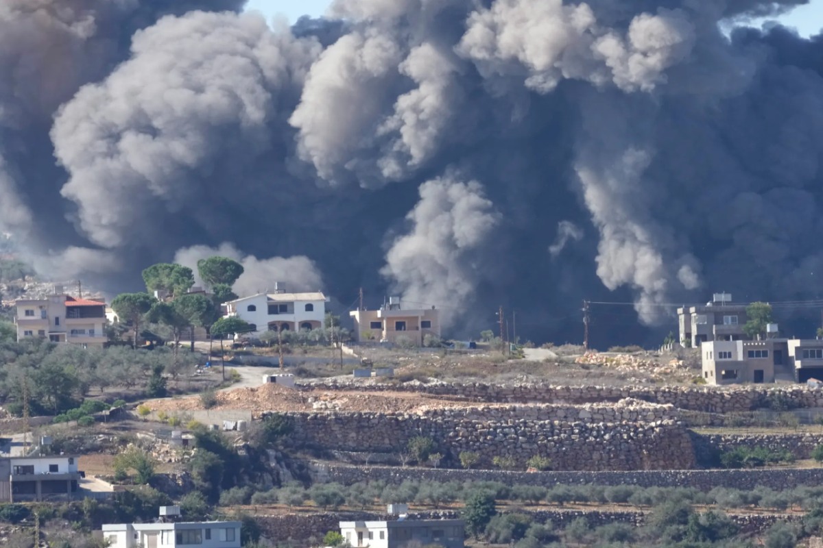 Israel air strike on bases of dreaded terrorist organization Hezbollah in Lebanon