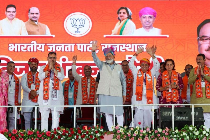 PM Modi is campaigning vigorously for 400 seats in Lok Sabha Elections 2024 waiting for first rally of india alliance