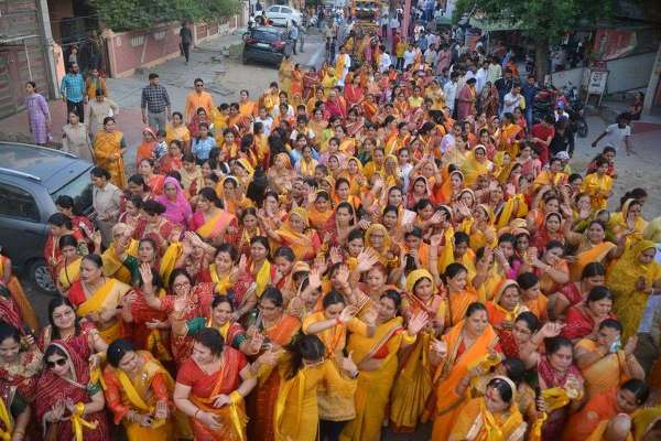  गाजे-बाजे संग निकाली महर्षि गौतम जयंती पर शोभायात्रा