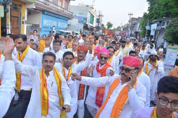  गाजे-बाजे संग निकाली महर्षि गौतम जयंती पर शोभायात्रा