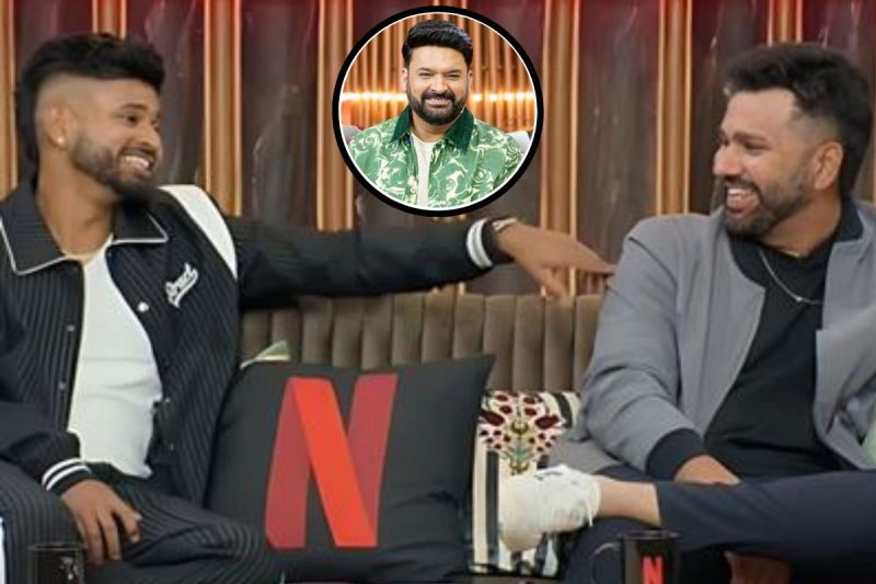ipl_kkr_shreyas_iyer_revealed_his_crush_in_great_indian_kapil_show_with_rohit_sharma_netflix