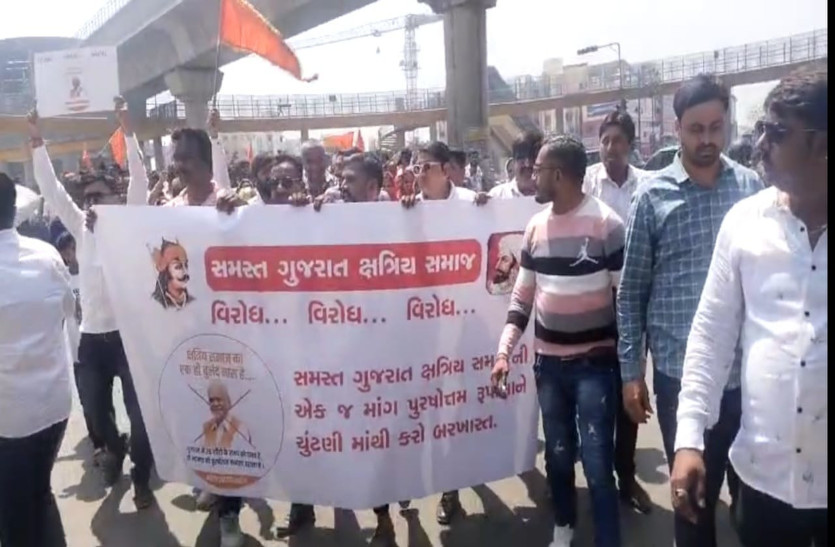 गांधीनगर: पेथापुर में कांग्रेस प्रत्याशी को प्रचार करने से रोका