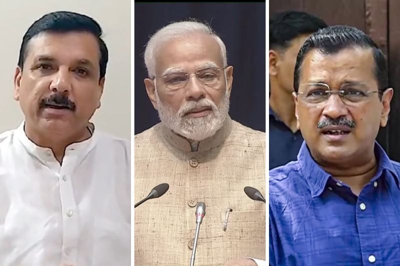 AAP leader Sanjay Singh said BJP cannot defeat Arvind Kejriwal in Delhi.