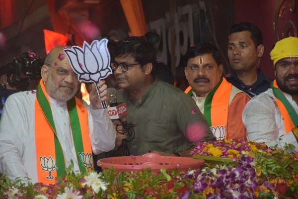 Amit Shah Road Show in Chhindwara