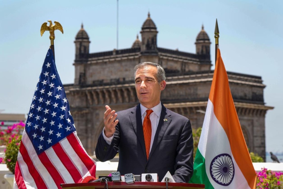 American envoy Eric Garcetti in India said that if you want to see the future then come to India