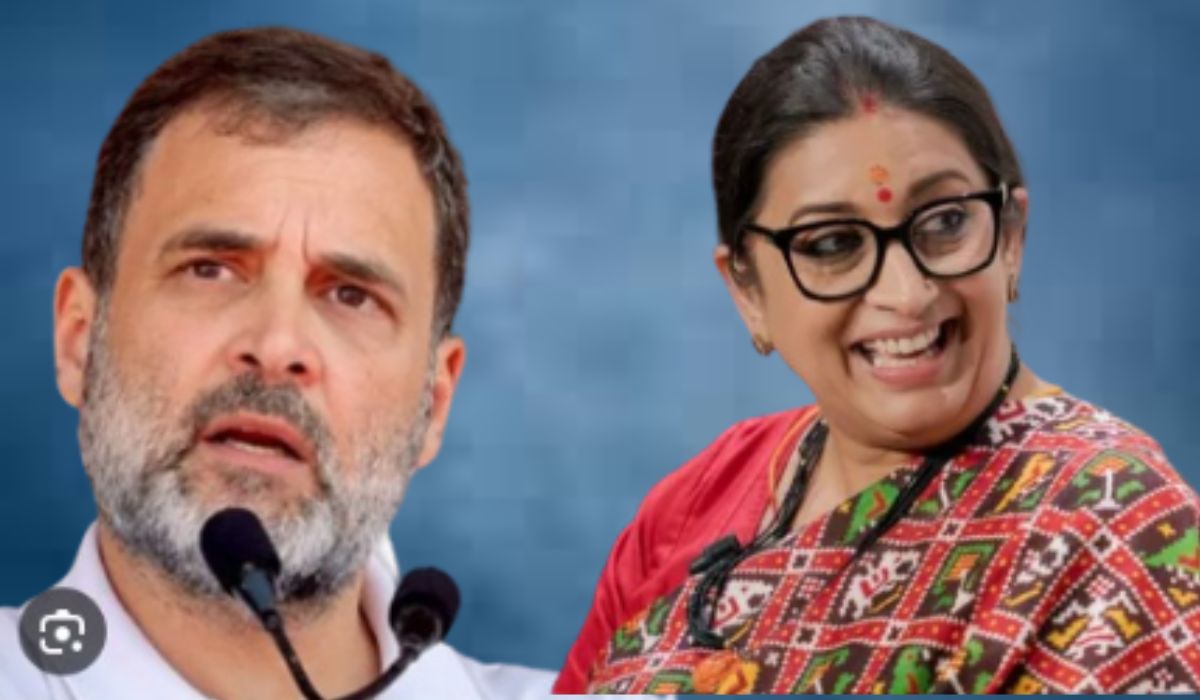Smriti Irani targets Rahul Gandhi He is fighting for himself we are fighting for our own