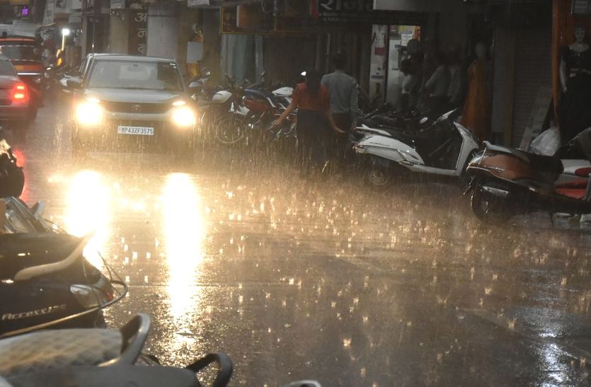 #Ratlam Weather Alert News: आकाशीय गर्जना, एक घंटे तेज बारिश