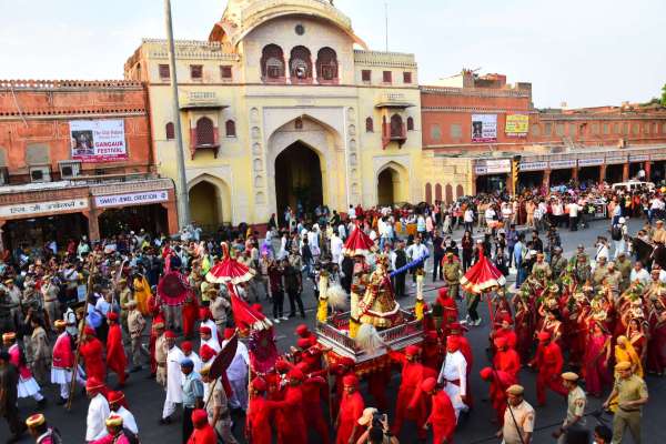 Gangaur Mata's ride came out with pride