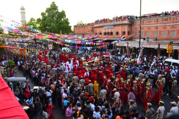 Gangaur Mata's ride came out with pride