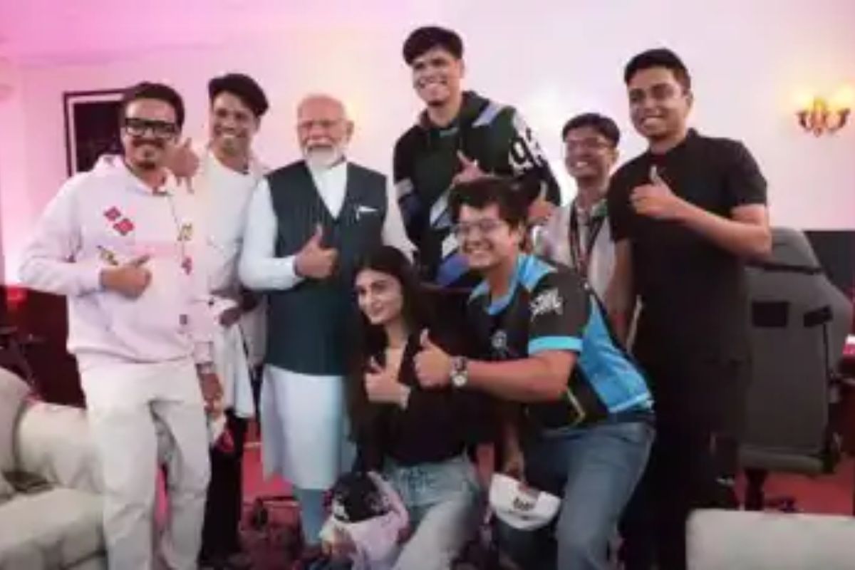 PM Modi interacts with top Indian gamers