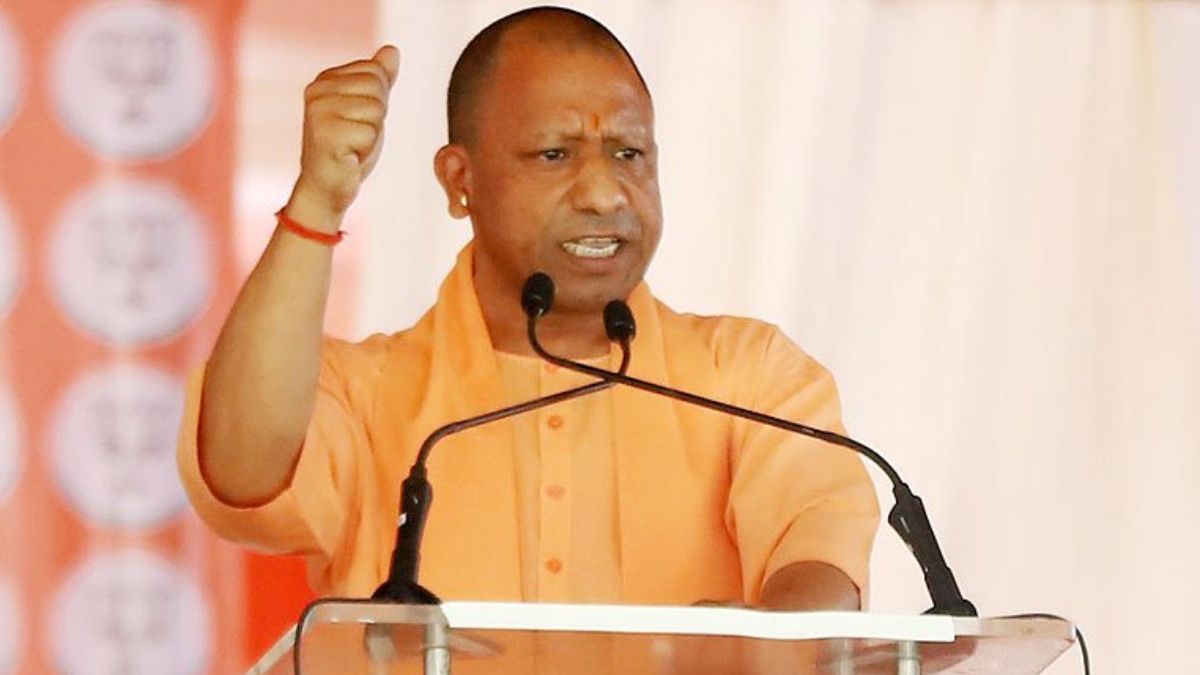 CM Yogi Adityanath hold rally in Bulandshahr says Congress SP and BSP are problem of country and BJP is solution