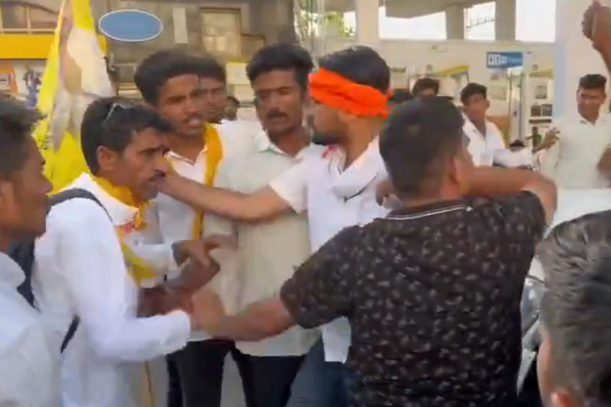 Clash between Ravindra Singh Bhati and BJP supporters in Balotra