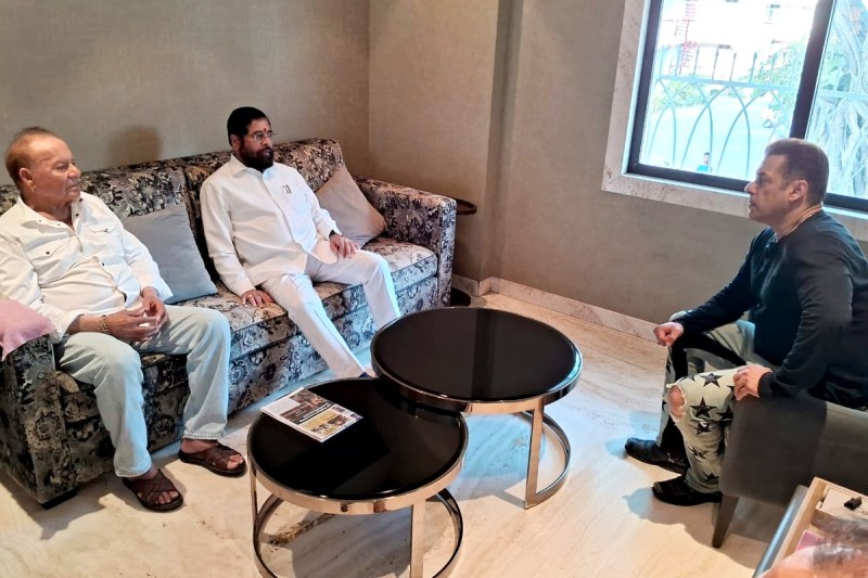 Eknath Shinde meet Salman Khan