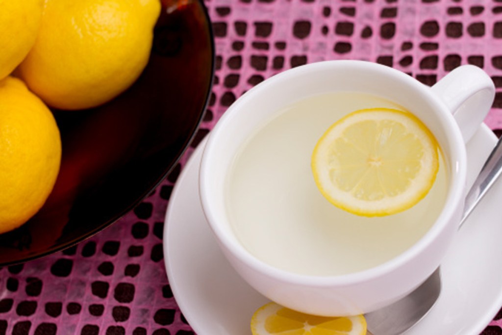 Hot water and lemon: