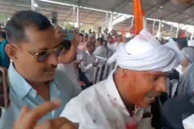 Fighting in the rally of India alliance, Congress and RJD workers clashed in Ranchi