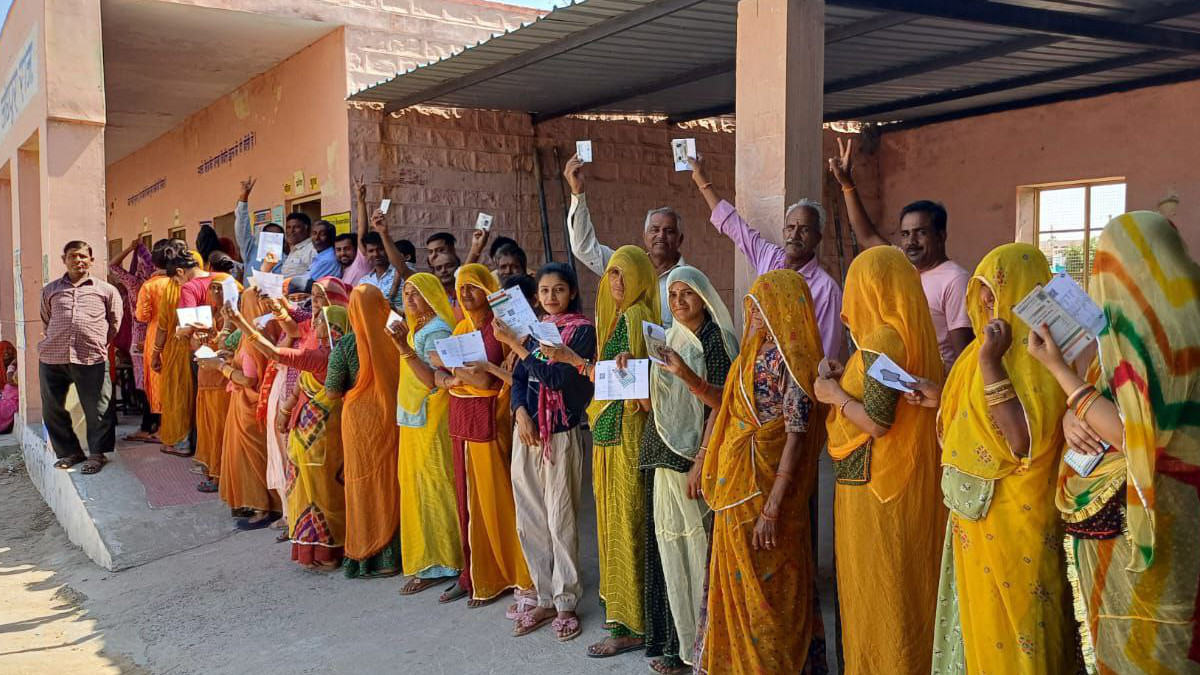 राजस्थान में 11 बजे तक हुई करीब 27 फीसदी वोटिंग, इस लोकसभा सीट पर मतदाताओं ने कर
दिया ‘कमाल’