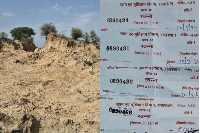 Mineral Department Seized gravel Auction Game After Cutting Ravenna Officer Illegal Mining