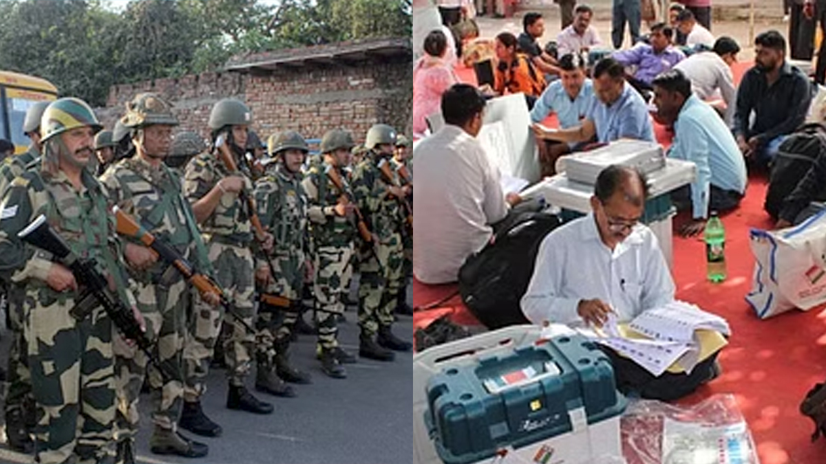 Polling parties leave for voting in Rampur