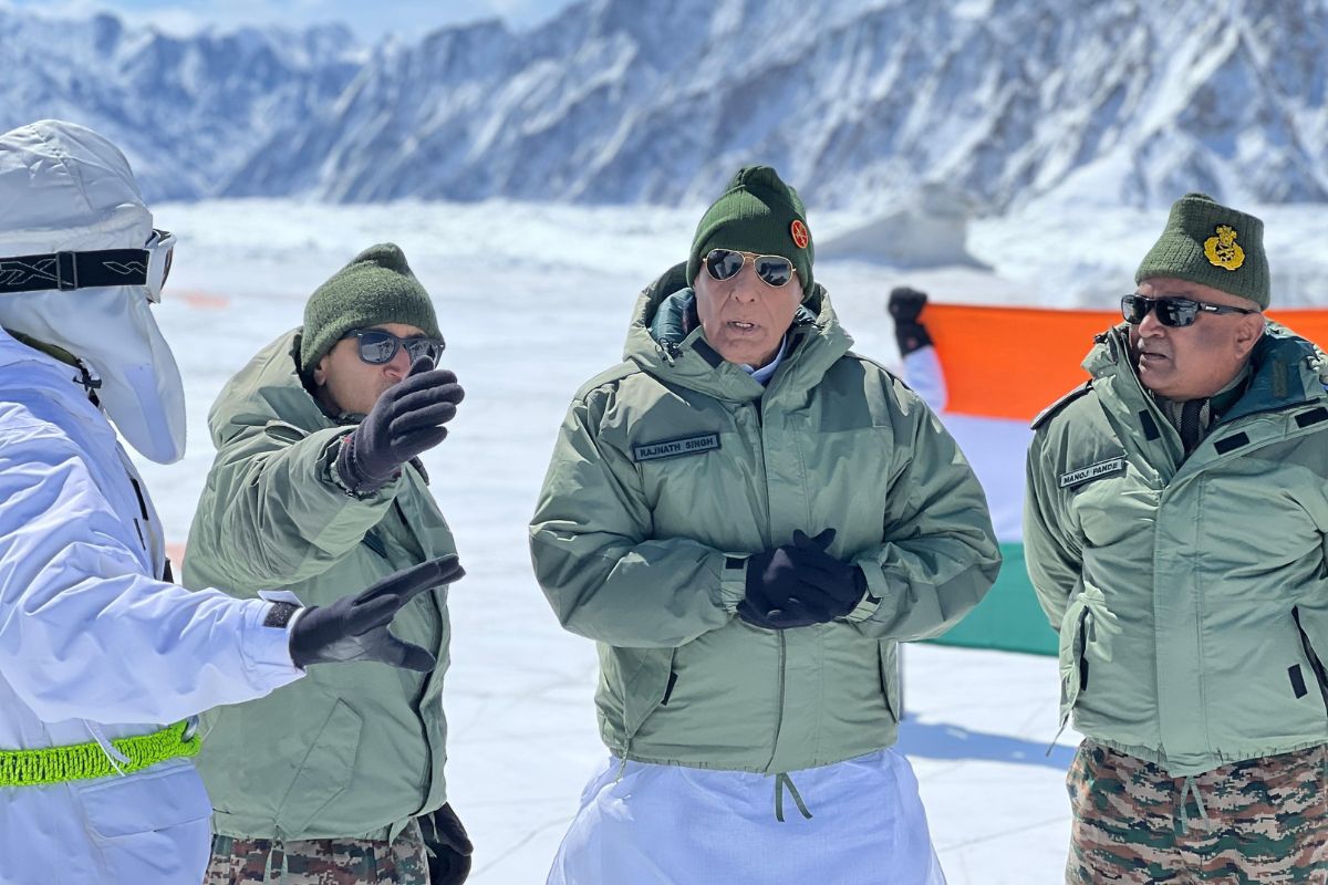 Rajnath Singh said Siachen is India capital of valor and bravery