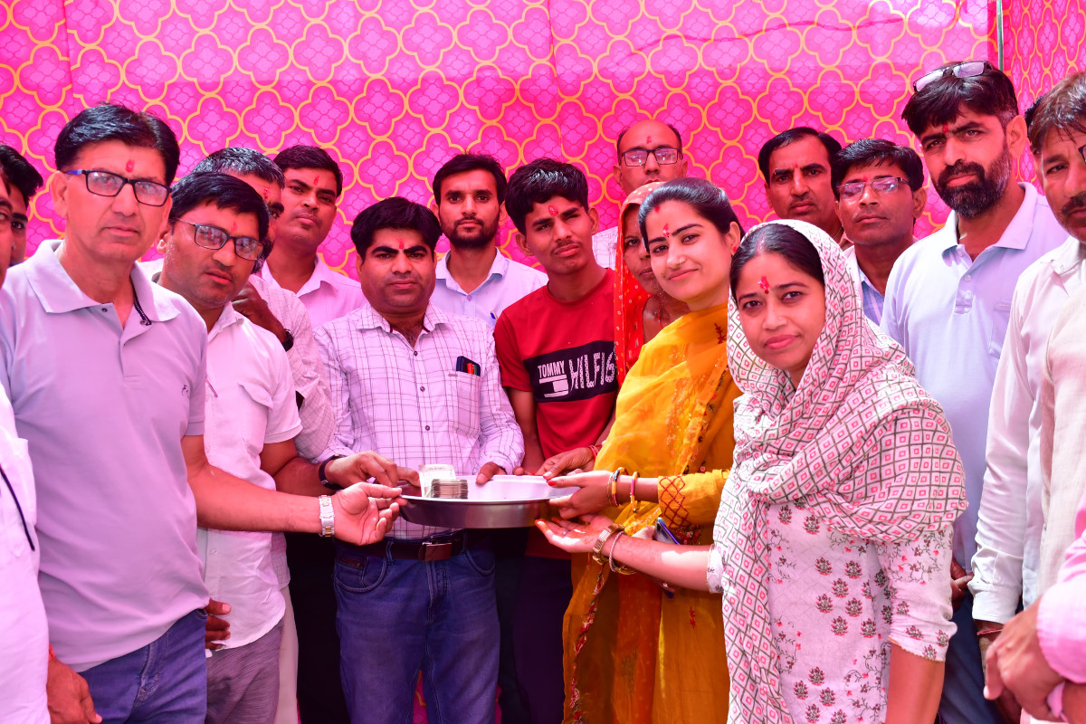 राजस्थान में शिक्षकों ने अंधी बेटी की शादी में भरा 1 लाख 51 हजार रुपए का मायरा