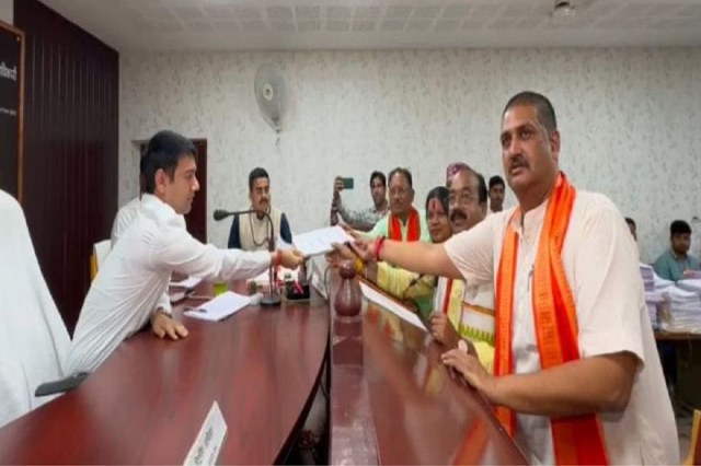 BJP candidate's nomination filed