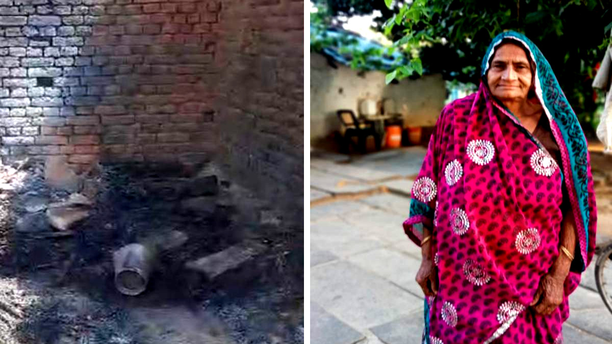 दर्दनाक : मकान में आग लगने से जिंदा जली महिला, घर वालों को मिला सिर्फ कंकाल