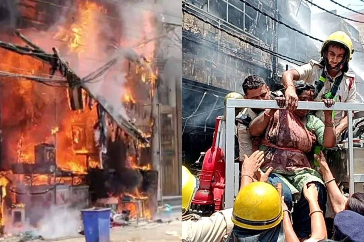 Bihar: पटना रेलवे स्टेशन के पास होटल में लगी आग, 6 लोगों की जलकर मौत - image