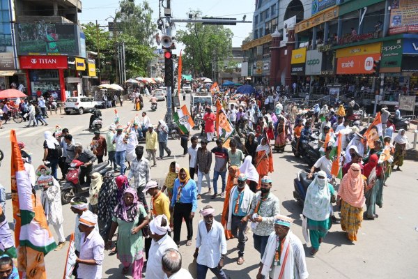 lok sabha election nomination rally 2024 crowd