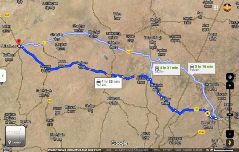 google map news jaisalemr