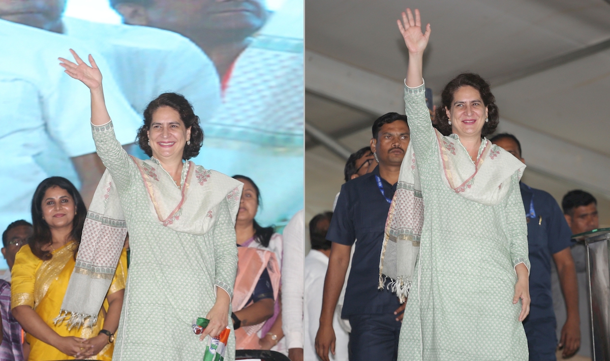 PHOTO प्रियंका गांधी ने बेंगलूरु की चुनावी सभा में दिया नरेंद्र मोदी के तंजों का
करारा जवाब