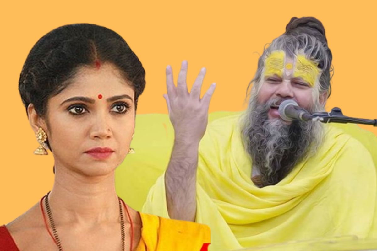 Video: 5 रुपये का मास्क और पीली धोती में फेमस एक्ट्रेस, आंखों की हालत खराब,
पहुंचीं Premanand Maharaj के द्वार - image