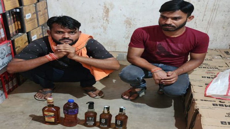 raid in liquor shop