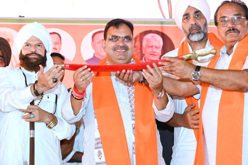 rajasthan cm bhajanlal sharma punjab visit for lok sabha election campaign