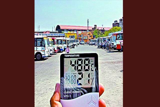 Jaipur Temperature @48.8 degree