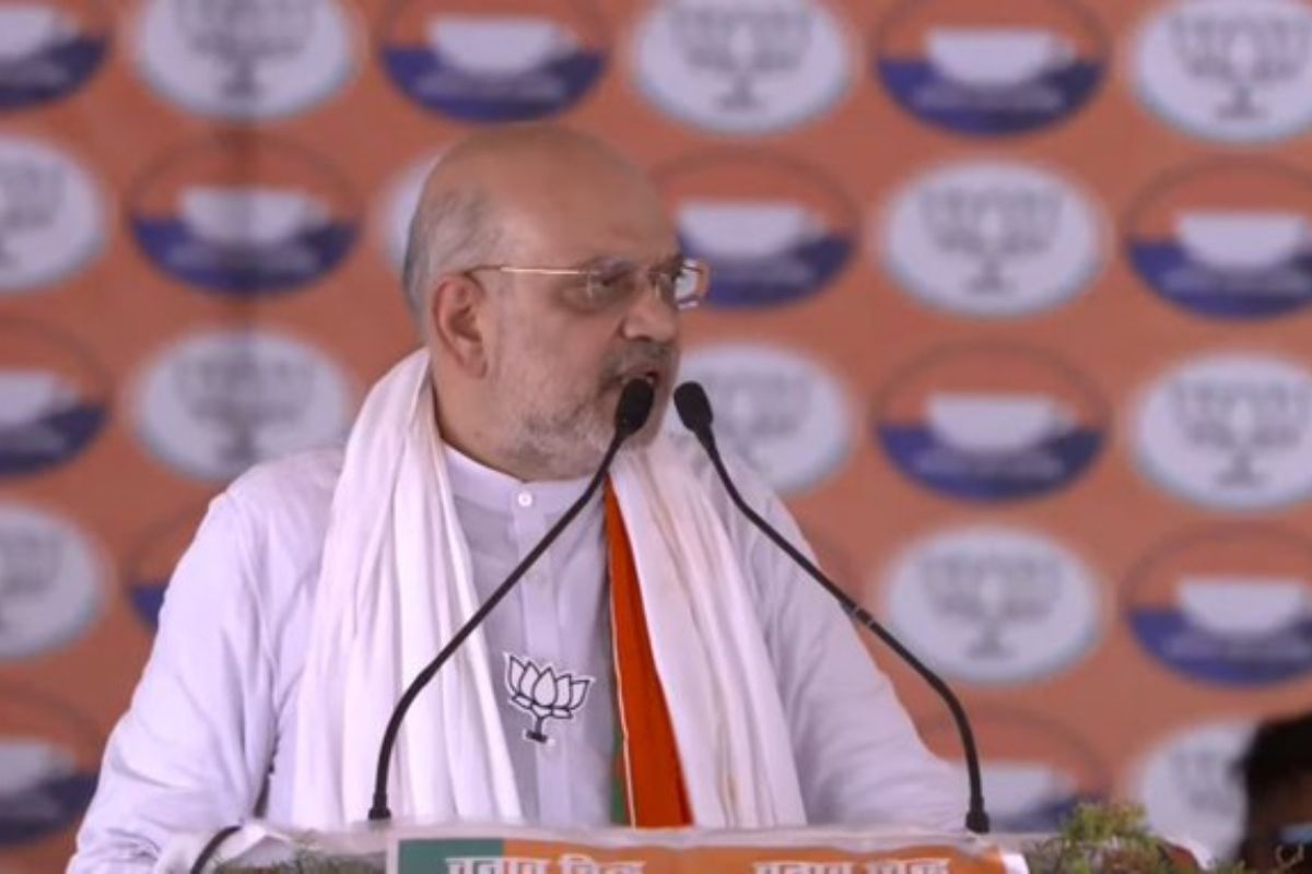 Amit Shah says Opposition parties ready to blame defeat on EVMs