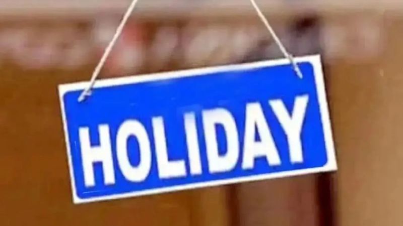 Holiday Till 28 June