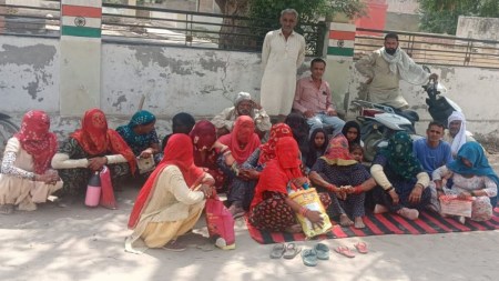 Villagers protested regarding water supply
