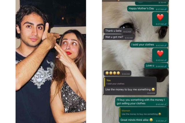 Malaika Arora Son WhatsApp Chat LEAKED